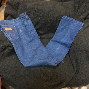 Cowboy cut wranglers